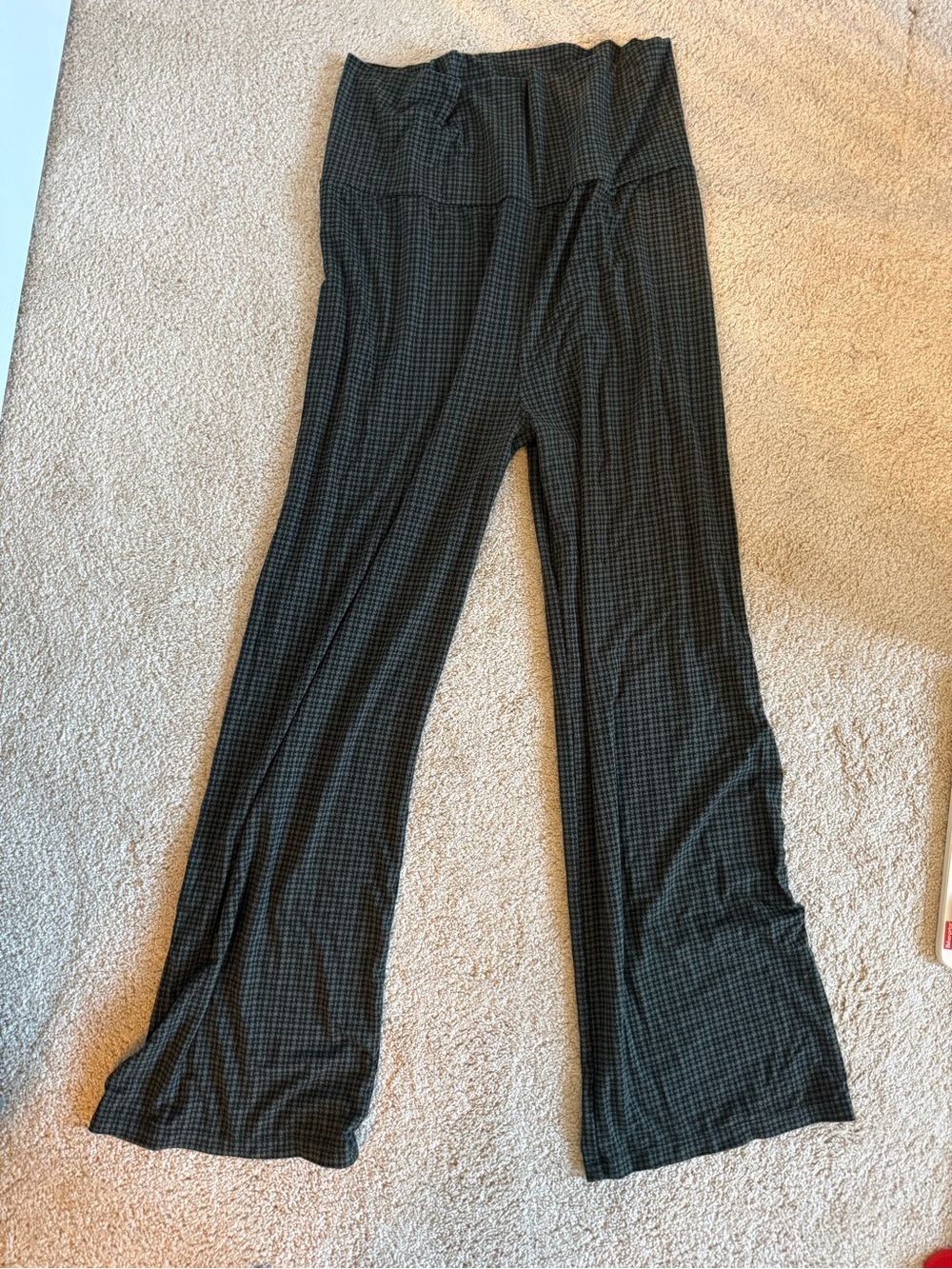 Hatch Maternity Black & Green Ultimate Wide-Leg Maternity Pants